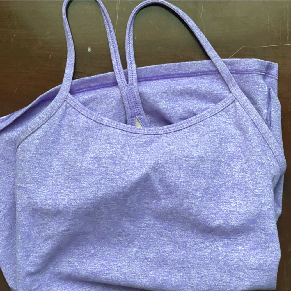 Lululemon Purple Spaghetti Strap Tank Top